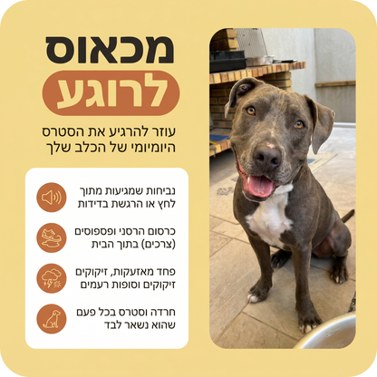 MiloPals Phero מרגיע התנהגויות לא רצויות והתקפי סטרס, ללא תרופות